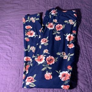 Floral leggings xl